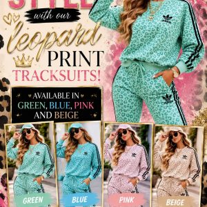 Leopard Print Tracksuits